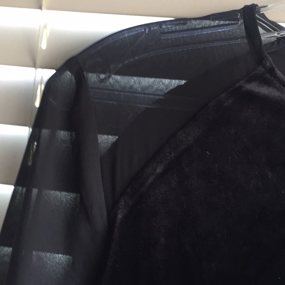 H & M velvet  black dress - Picture 5 of 9